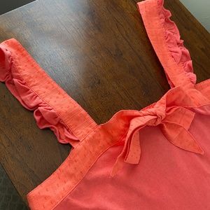 Coral knit tank J Crew